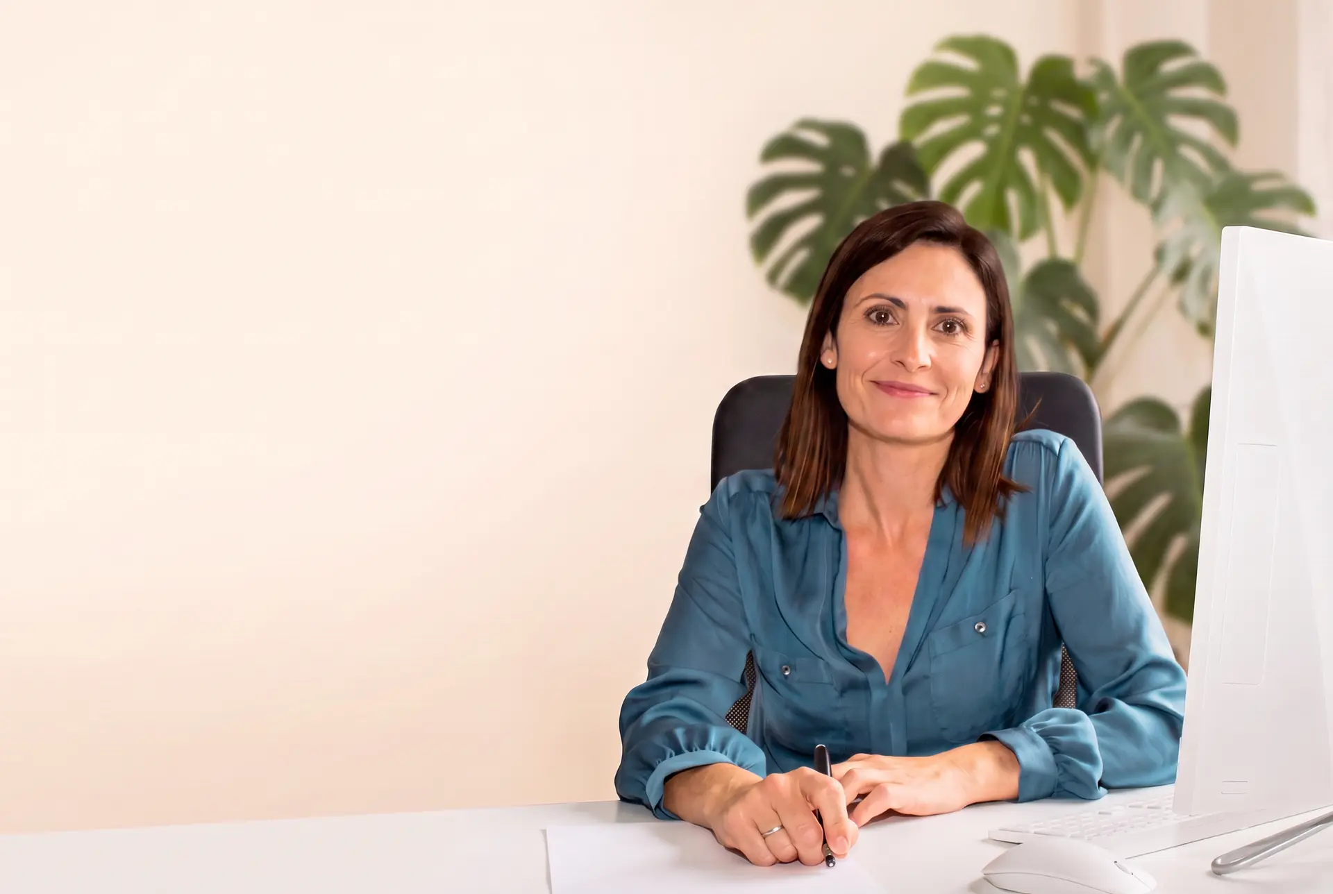 Belén Arribas, psiquiatra, en su consulta